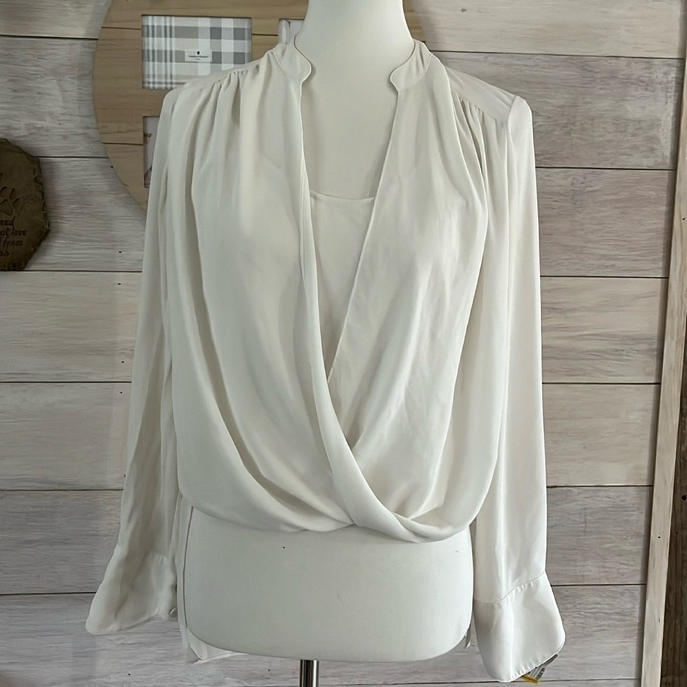 BCBGMaxazria White Hi Lo To XS